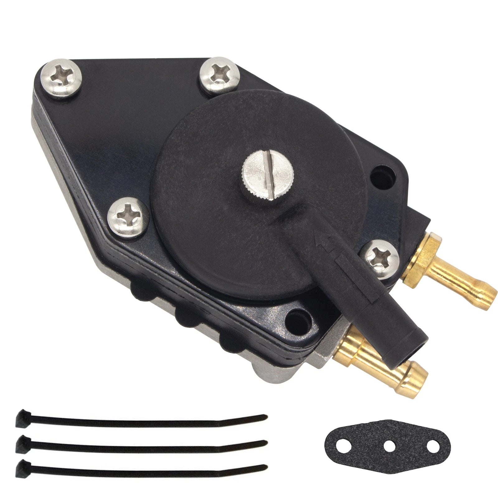 Fuel Pump with Straps and Gasket for Johnson Evinrude 20-30 HP (438555)