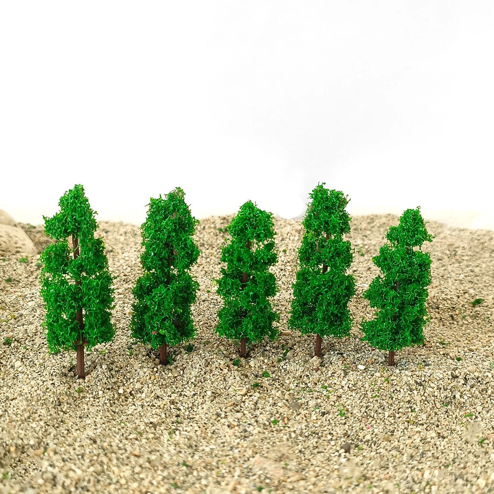 40 Pcs 2.36" Mini Model Trees for Train Railroad Diorama Layout