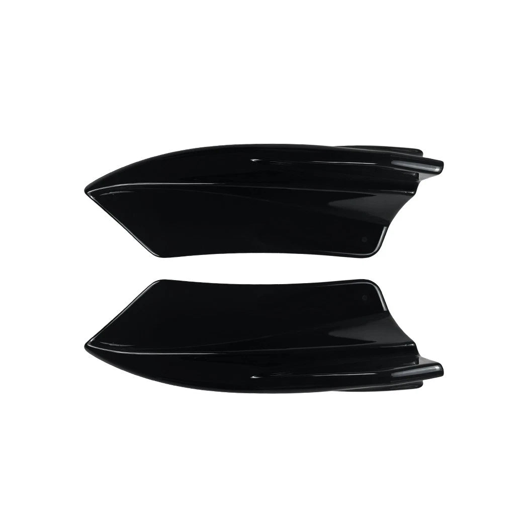 Pair Gloss Black Side Corner Splitter for Audi S5 8T (2013–2016)