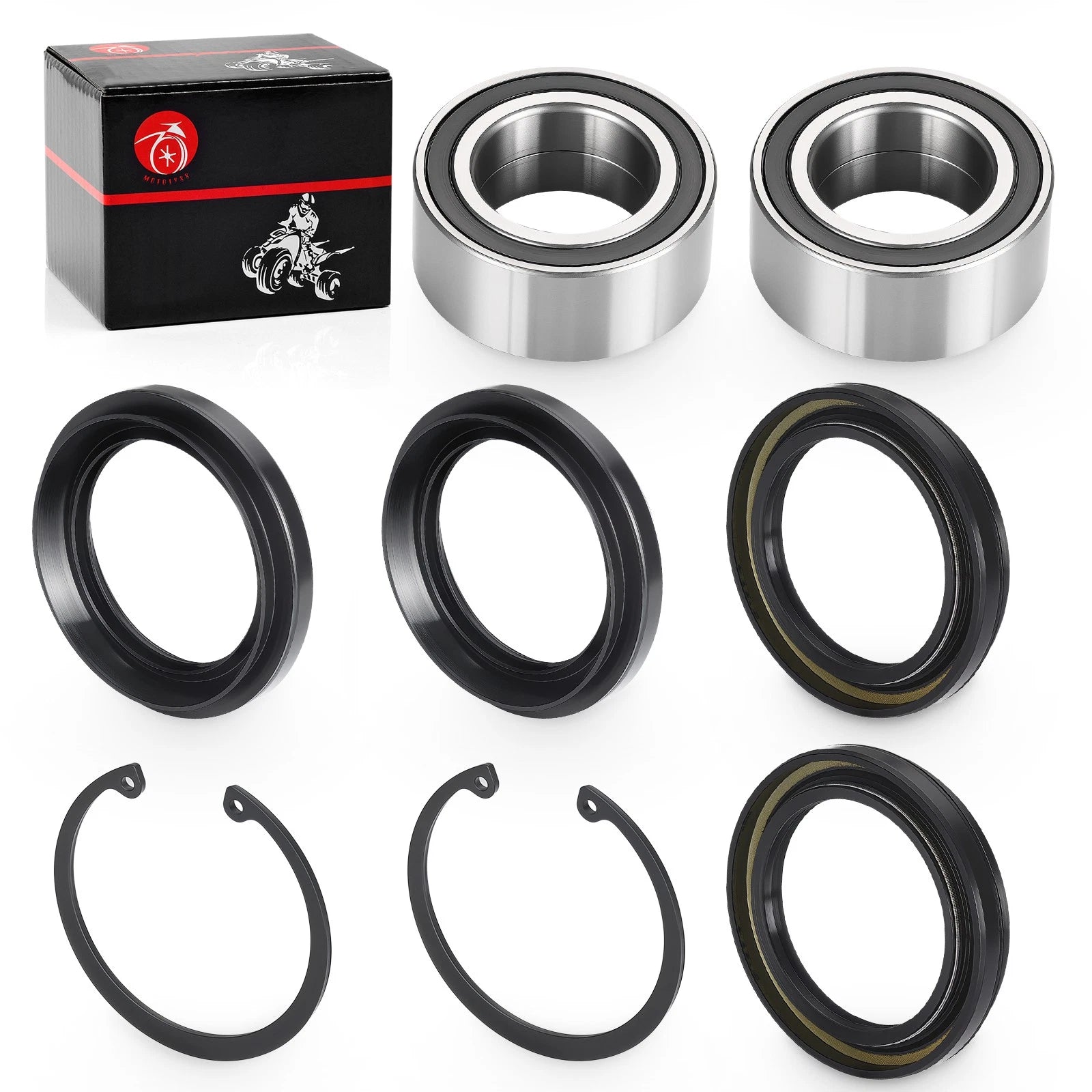 Rear Wheel Bearings & Seals Kit for Honda Rincon 650 TRX650FA/FGA (2003–2005)