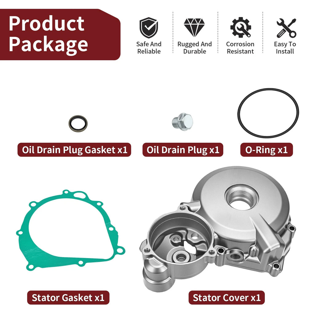 Stator Cover for Suzuki QuadSport Z400 LTZ400 (2003–2008)