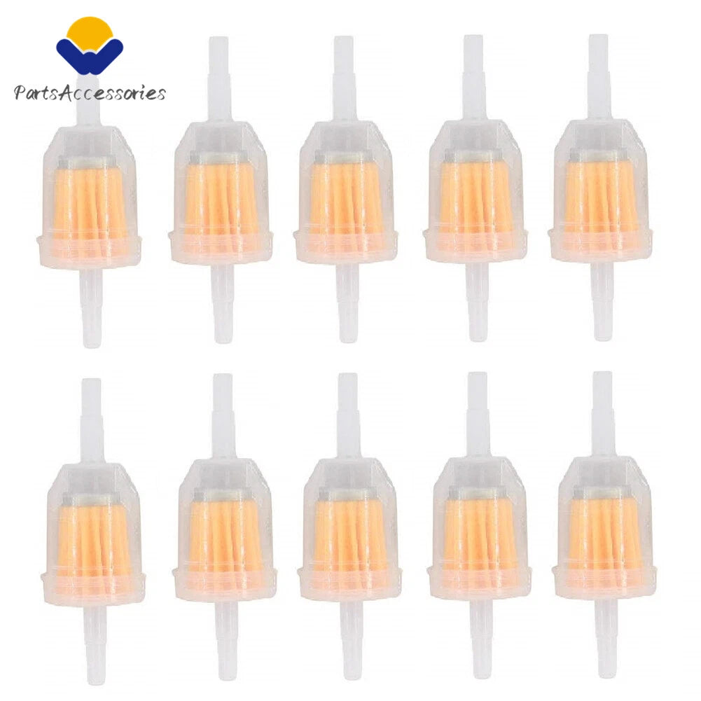 40-Pack Gas Oil Fuel Filter for Small Engine (Inline 1/4", 5/16")