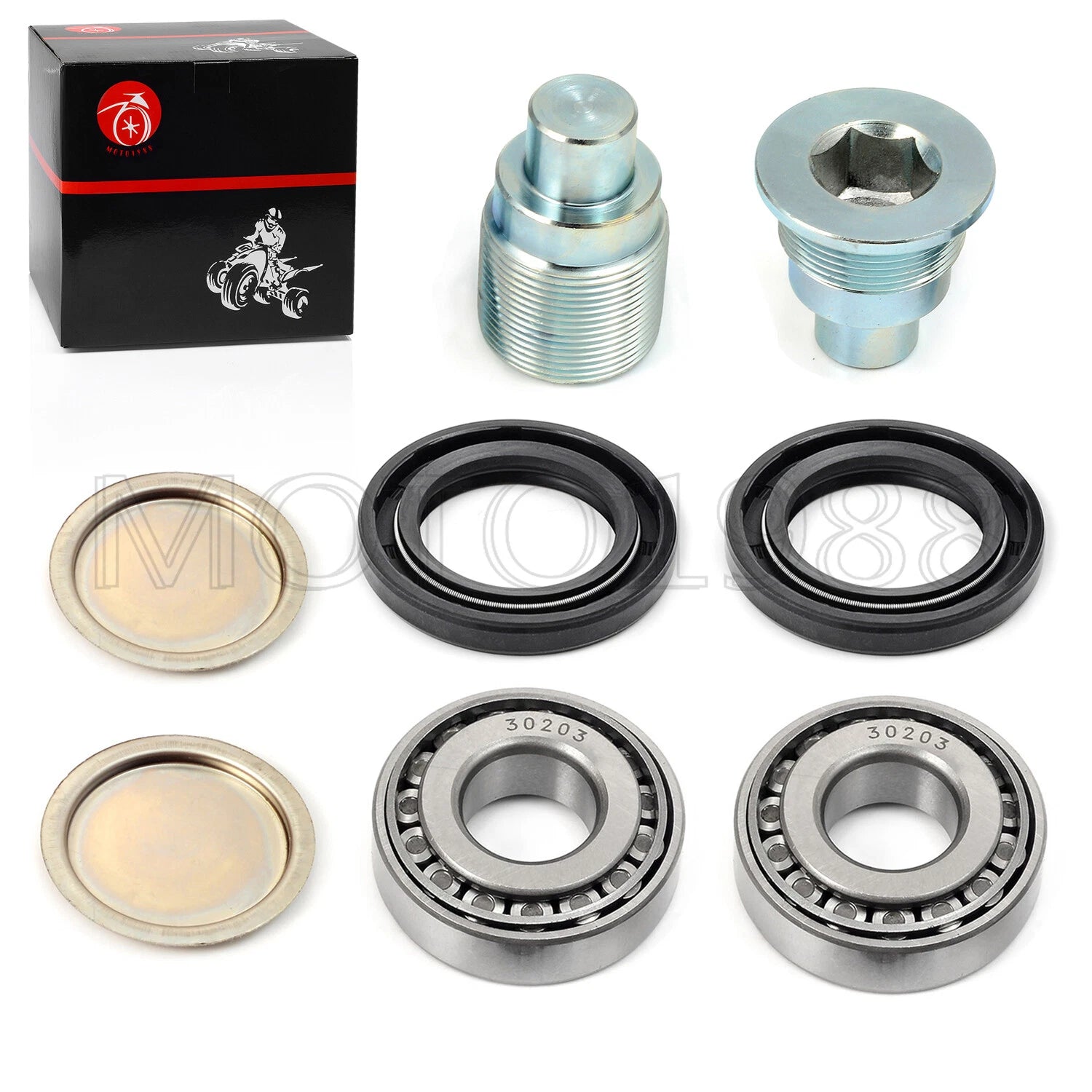 Swingarm Bearing Seal Bolt Kit for Honda Rancher Foreman Rubicon TRX (400-500)