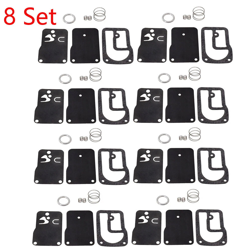 Set of 8 Fuel Pump Diaphragm Kit for B&S 16-18 HP Lawn Mower (393397)
