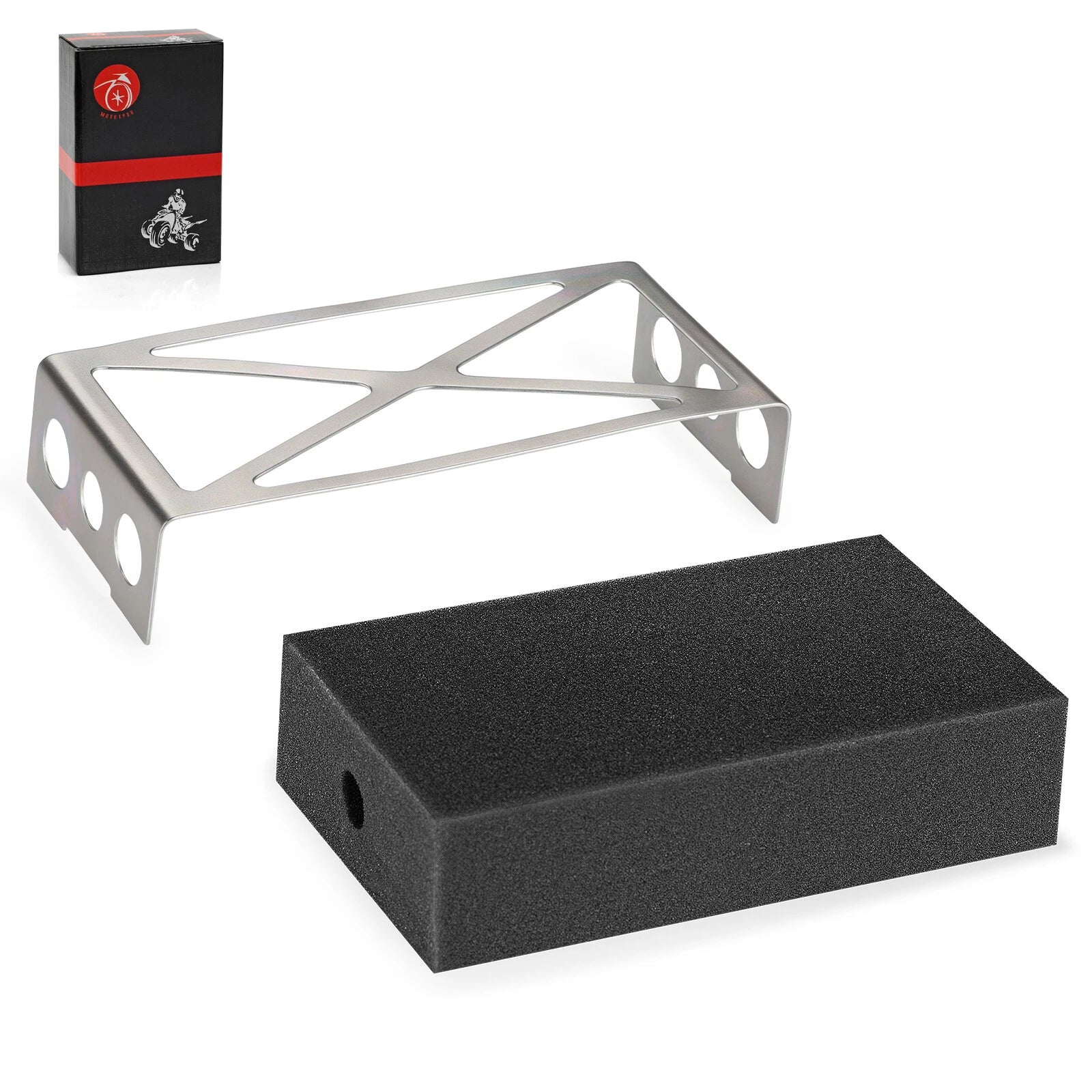 Air Filter Cleaner Element with Mount Plate for Honda FourTrax 70 (1986–1987), CT70 (1991–1994)