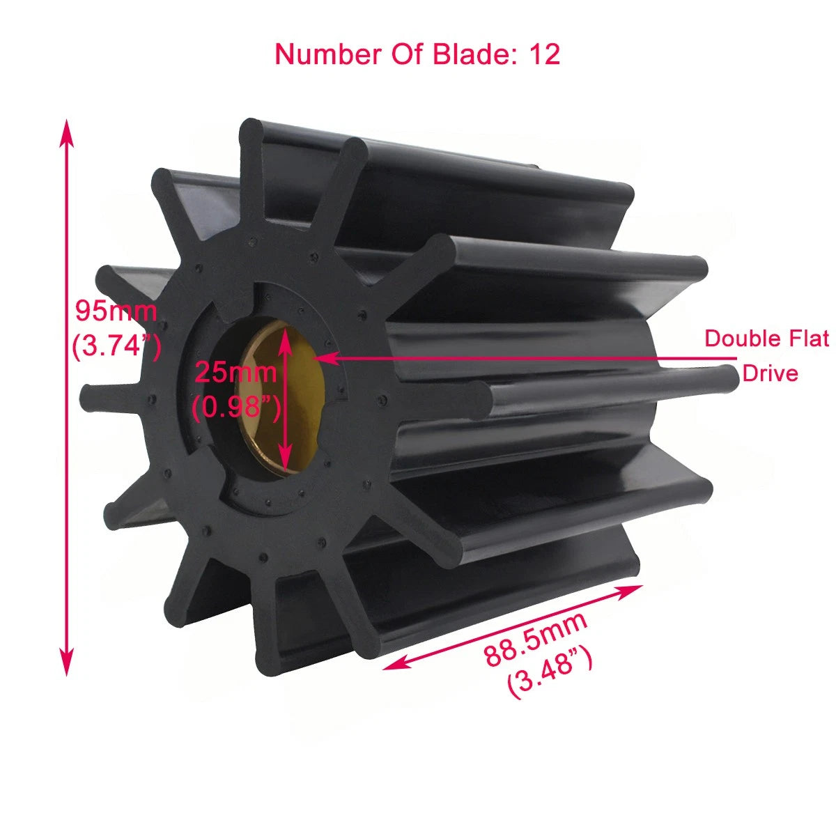 Water Pump Impeller for Detroit 8V 16V 92TA Diesel (8927570)