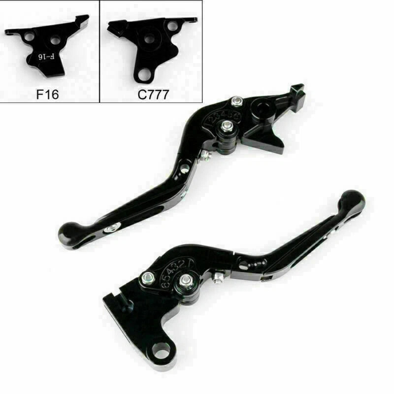 Adjustable Brake Clutch Levers for Yamaha FJR XJR 1300 (2001–2023) Black
