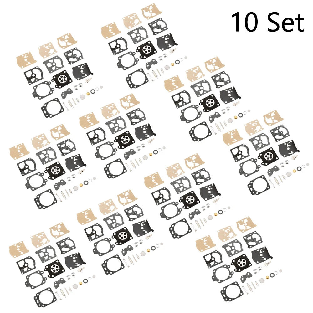 Set of 10 Carburetor Gasket Kits for Walbro K20-WAT WA WT Stihl 021 023 025