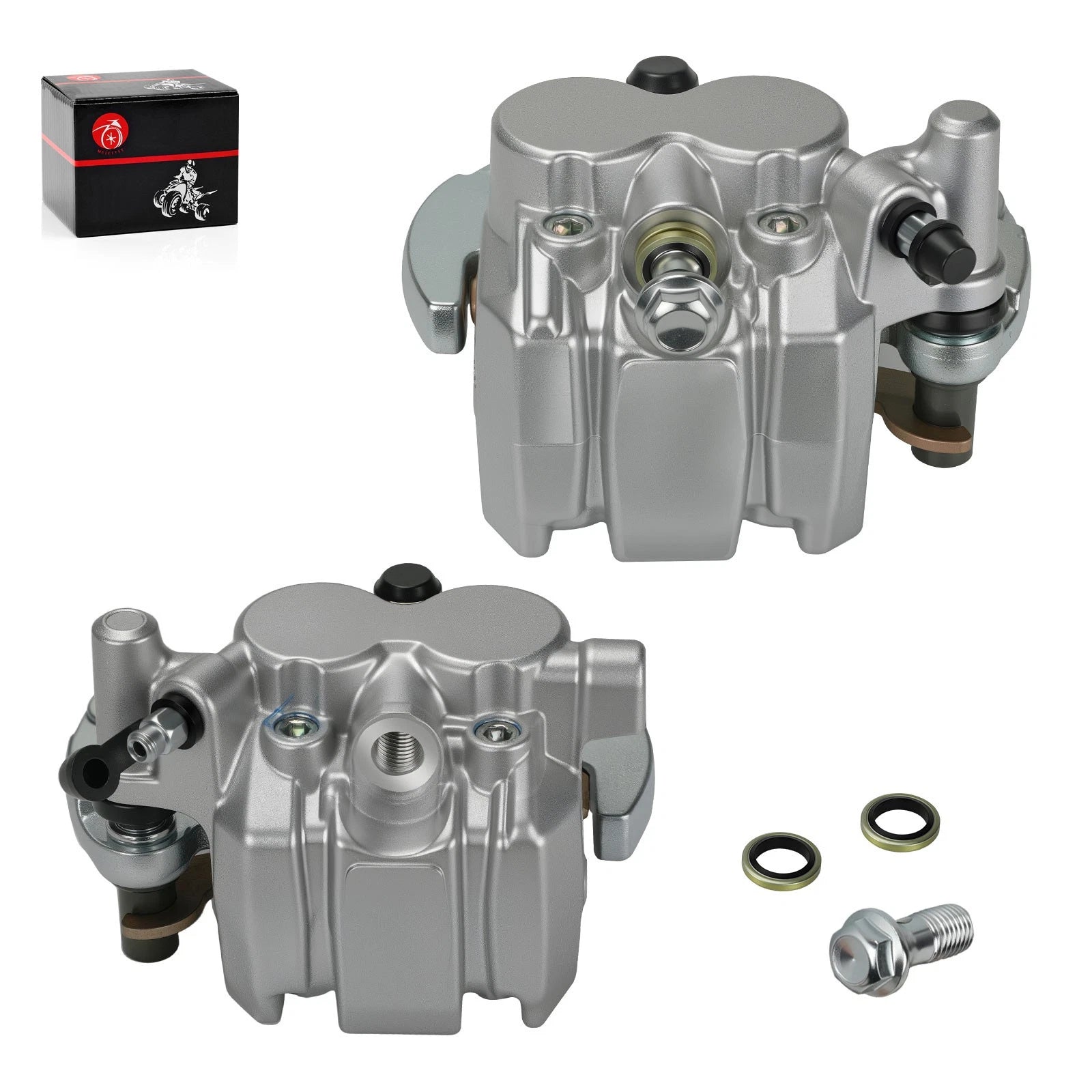 Front Brake Calipers & Pads for Can-Am Maverick 1000/1000R/Max 1000R (2013–2018)