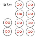 Set of 10 Carburetor Float Bowl Gaskets for Honda GX120 GX160 GX200 GXV120