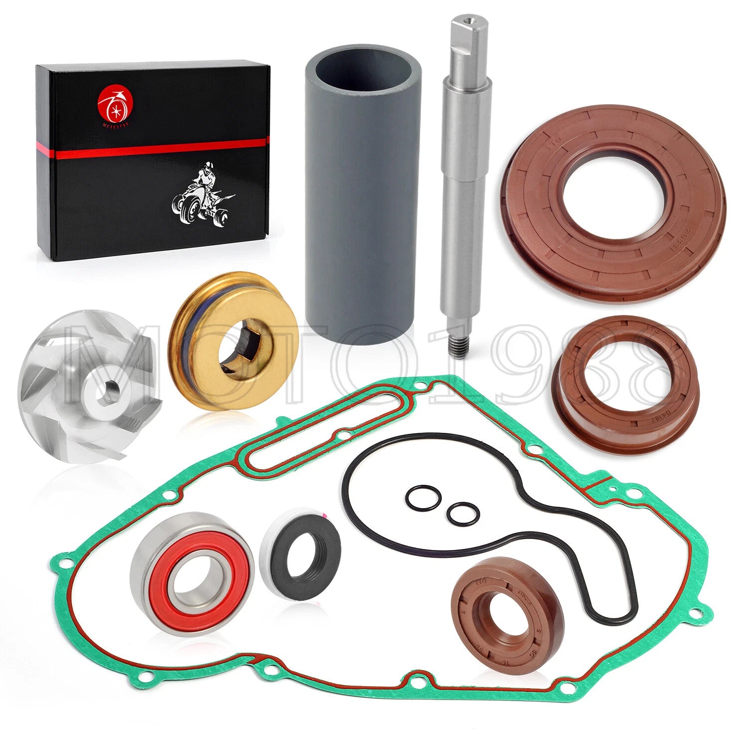 Water Pump Seals Impeller Rebuild Kit for Polaris Ranger RZR Sportsman (700–800)