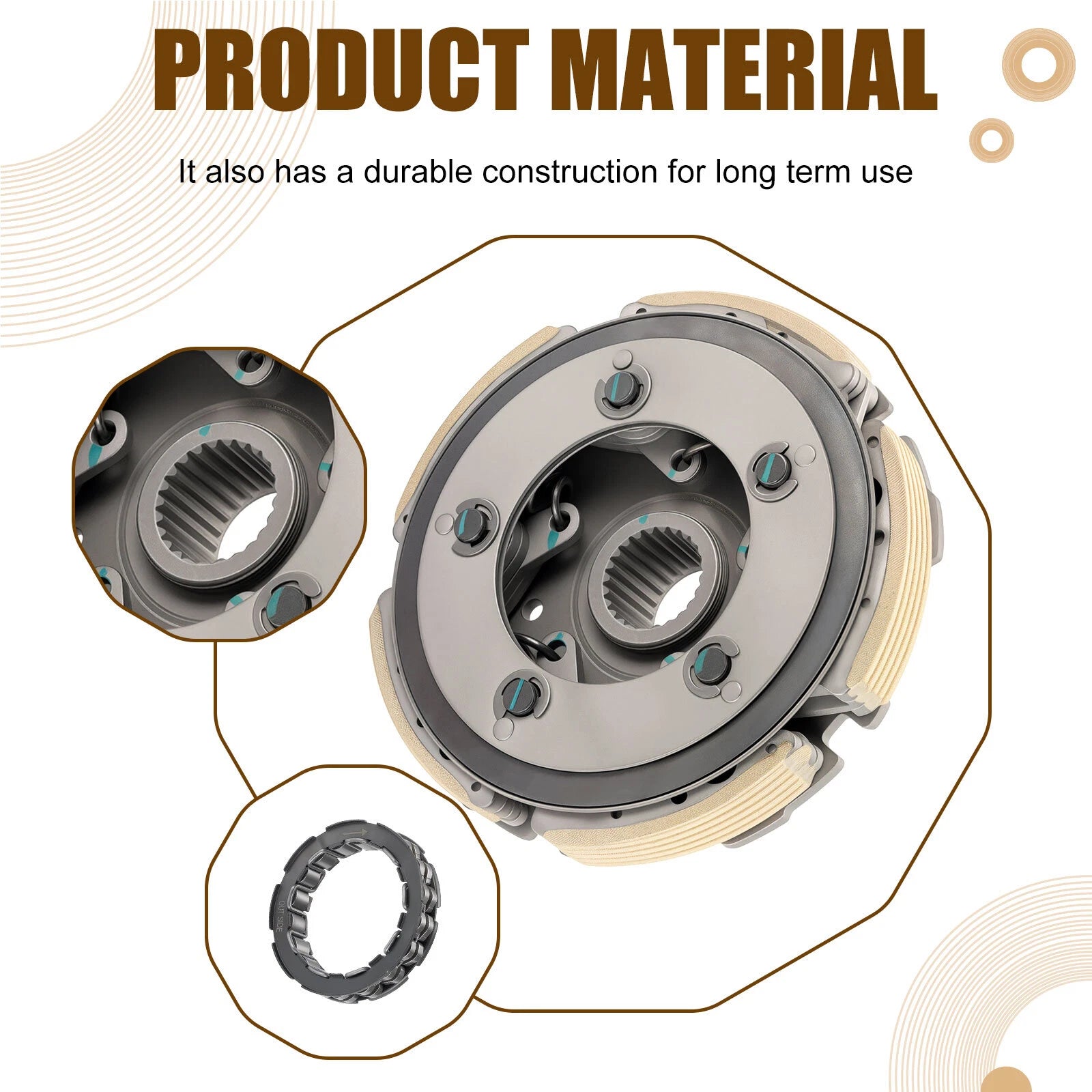 Centrifugal Clutch Carrier & Bearing for Honda FourTrax TRX300 (1988–2000)