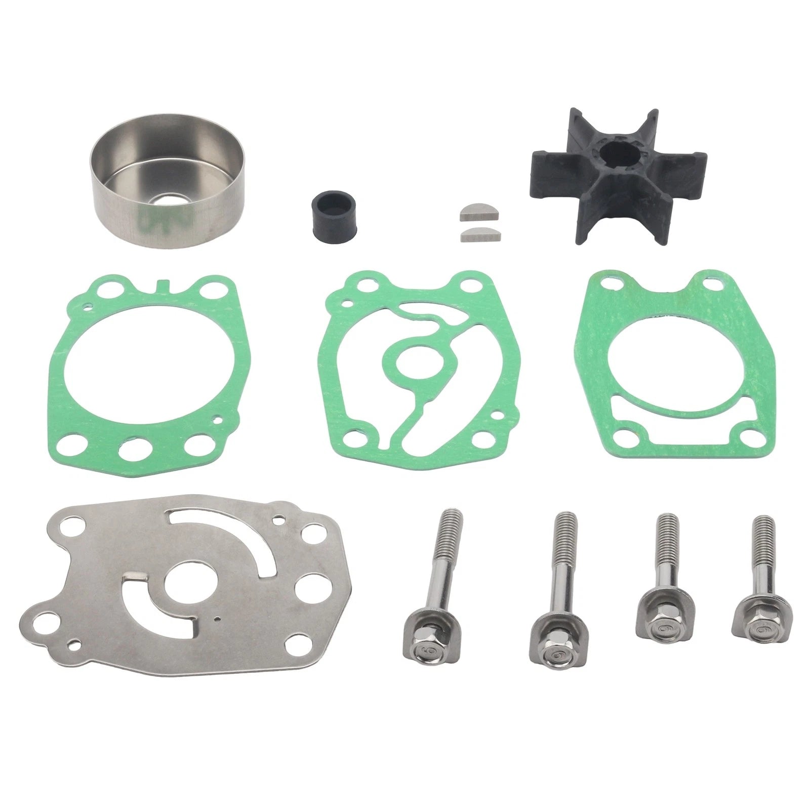 Water Pump Impeller Repair Kit for Yamaha Mariner 40HP (40A, 40B, 40C)