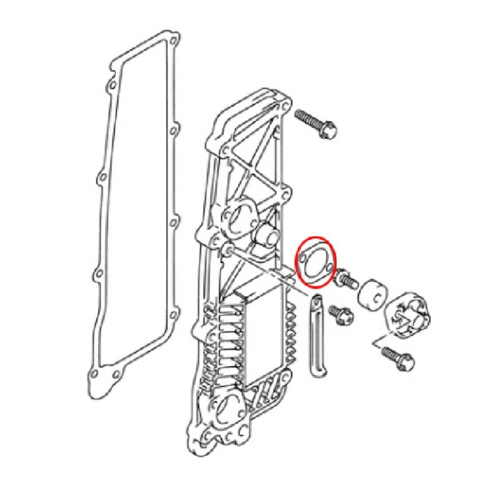 Zinc Anode Cover Gasket for Suzuki Marine (11265-87E10, 11265-87E00, 5030623)