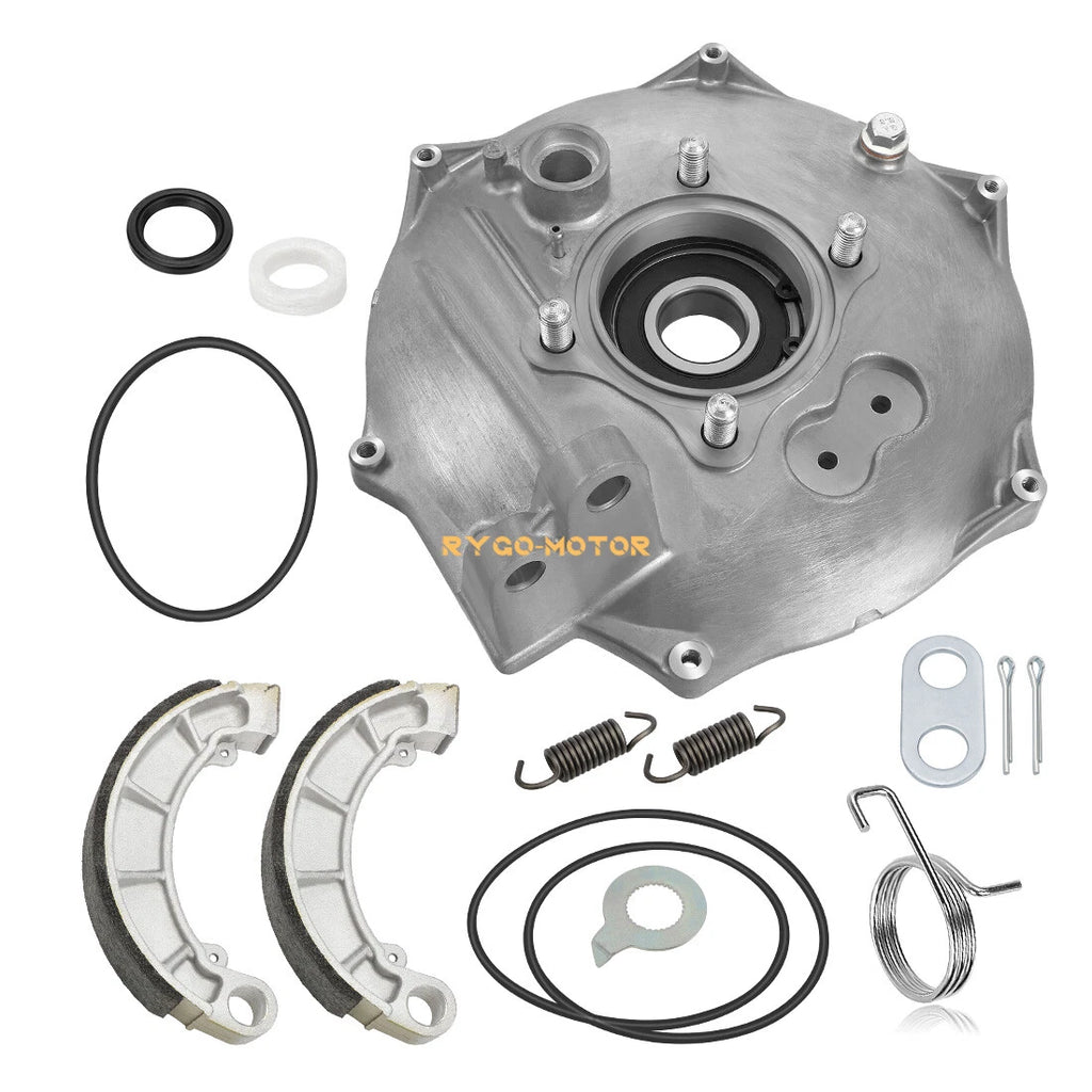 Rear Brake Backing Plate & Shoes Seals Kit for Honda Rancher 420, Foreman 500, 520 (2007–2023)