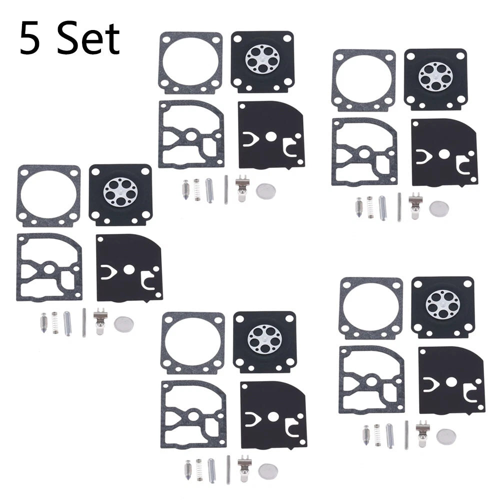 Set of 5 Carburetor Diaphragm Kit for ZAMA RB-129 C1M-W26A C1M-W26B C1M-W26C