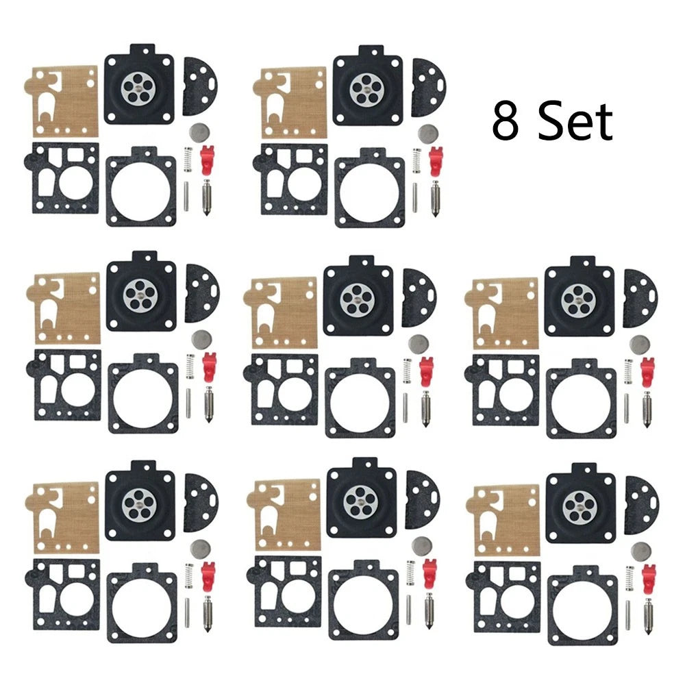 Set of 8 Carburetor Gasket Repair Kit for STIHL MS380 MS381 038 066 BING 48