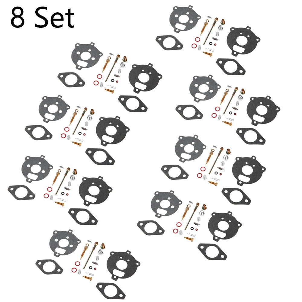 Set of 8 Carburetor Gasket Kit for Briggs & Stratton (394693, 291763, 295938)