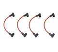 Set of 4 Spark Plug Wires for Johnson Evinrude V4 80-140 Hp (582365, 777703)