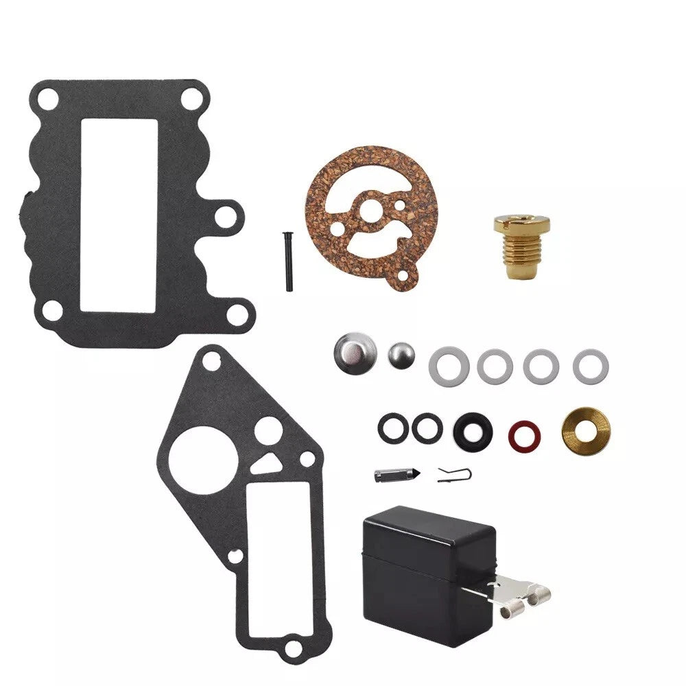 Carb Kit w Float 382048 for Johnson Evinrude OMC Outboard 9.5 (Year Range)