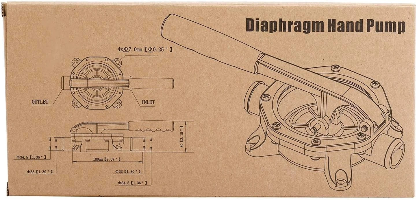 Manual Bilge Pump for Marine Yacht (720 GPH)
