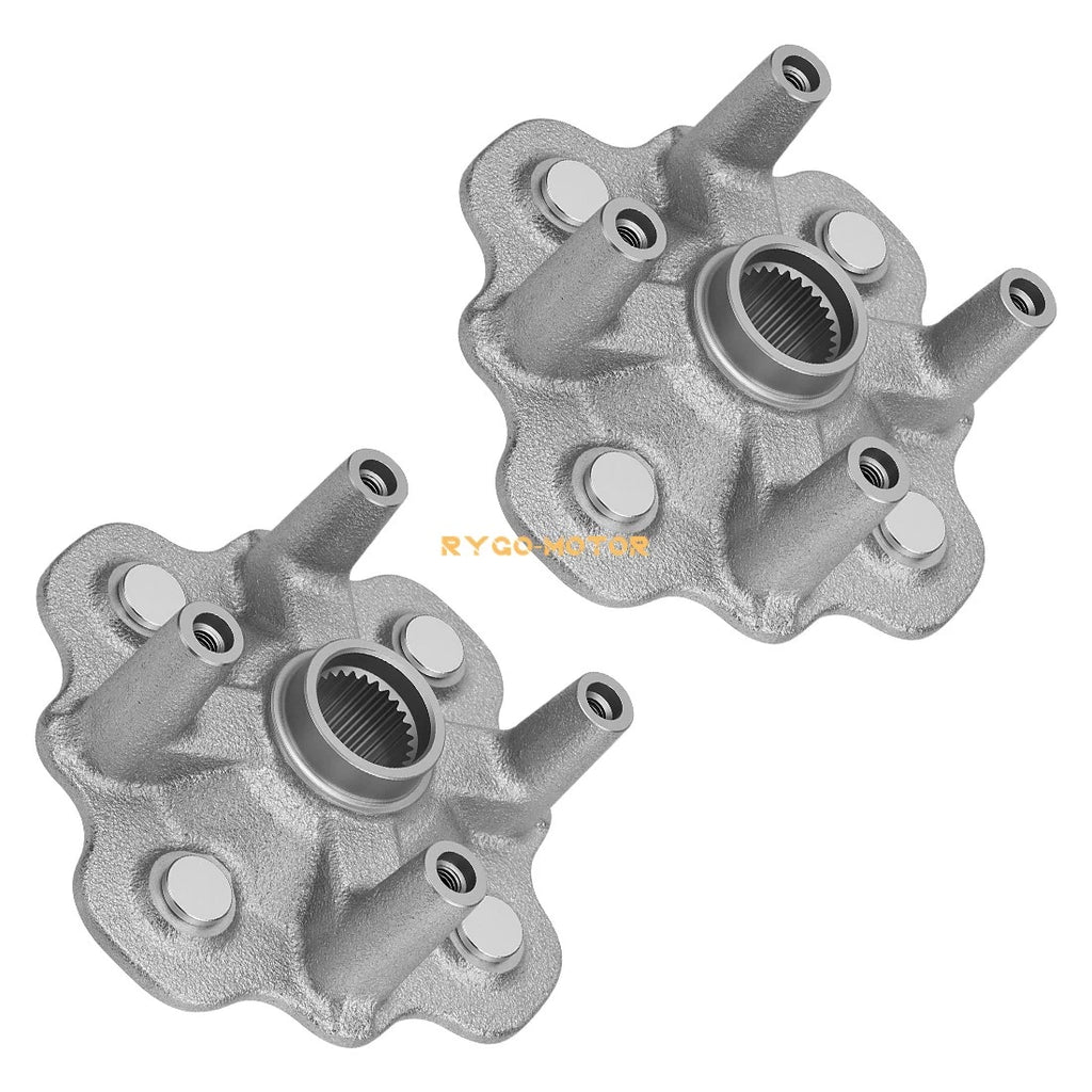 Set of 2 Front Wheel Hubs for Yamaha Grizzly 350 400 450 Big Bear 400 (2007–2012)