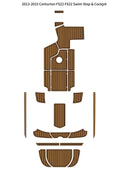 EVA Teak Deck Floor Cockpit Pad for Centurion FS22 FX22 (2013–2015)