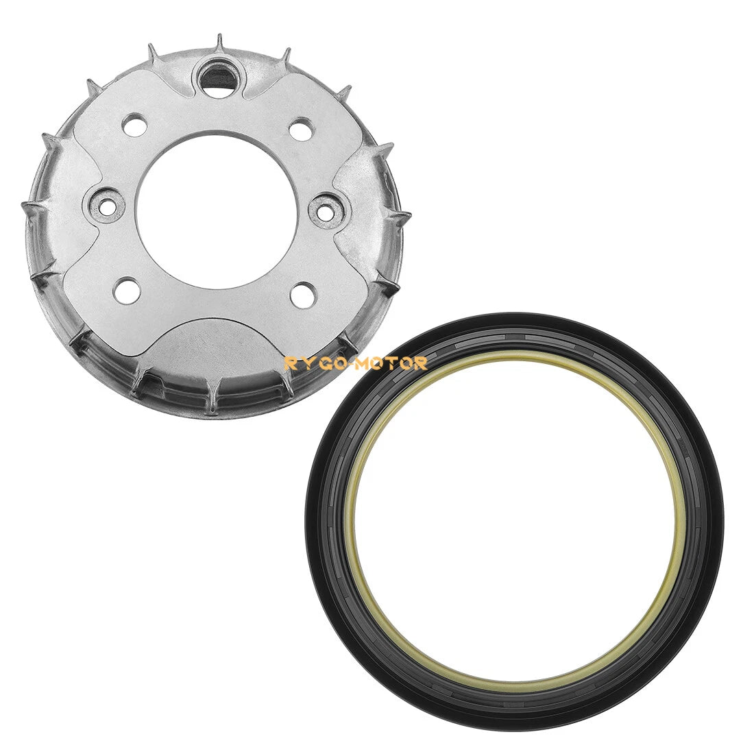 Front Brake Drum & Dust Seal for Honda Rincon 650 TRX650FA TRX650FGA (2003–2005)