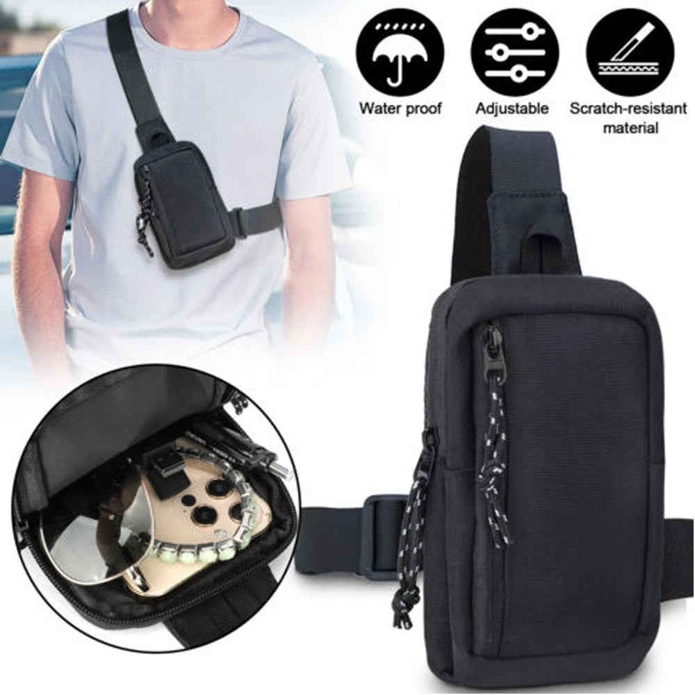 Shoulder Bag for Men - Sling Crossbody Casual Travel Outdoor Phone Bag