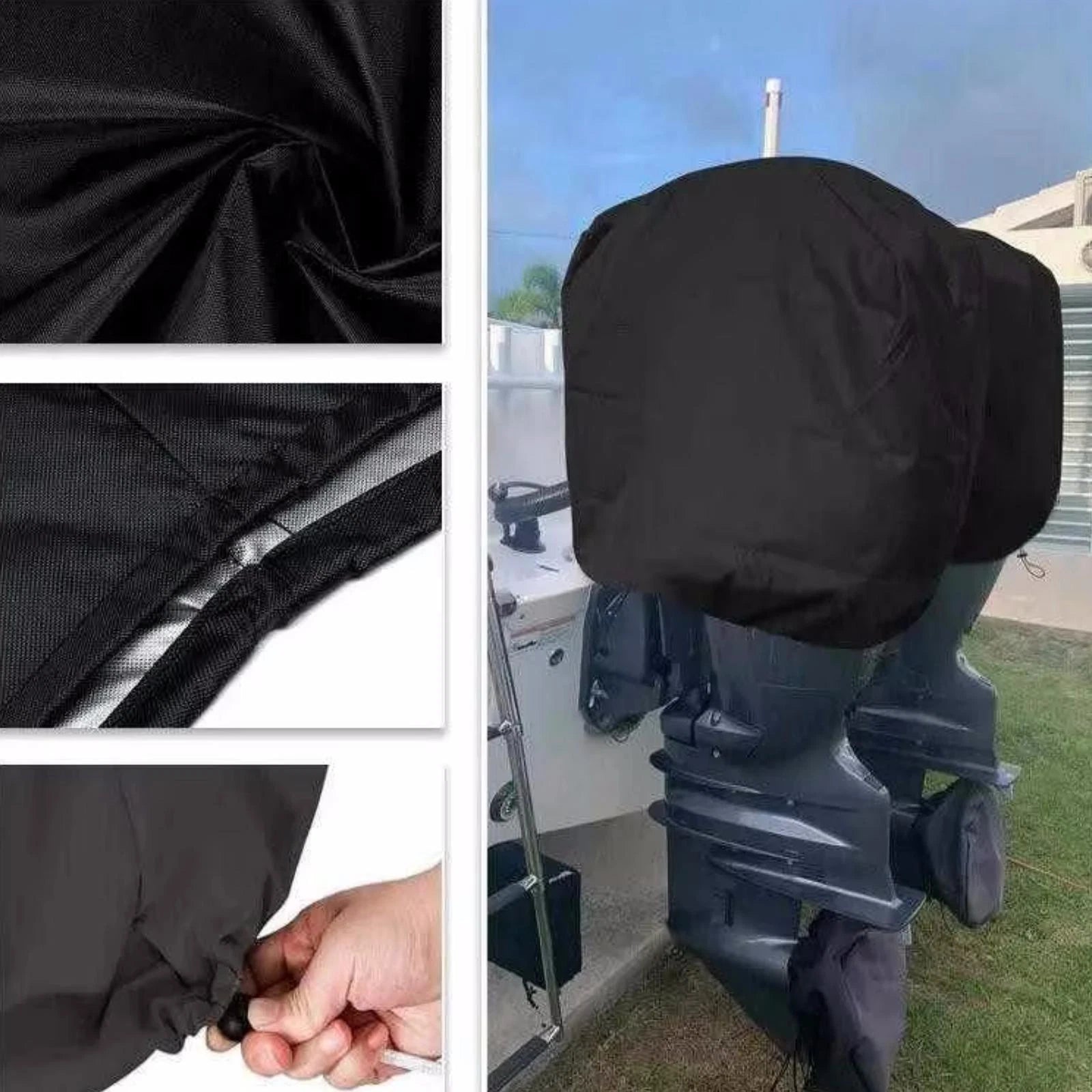 Waterproof Canvas Cover for Outboard Motor 60-100HP (Universal)