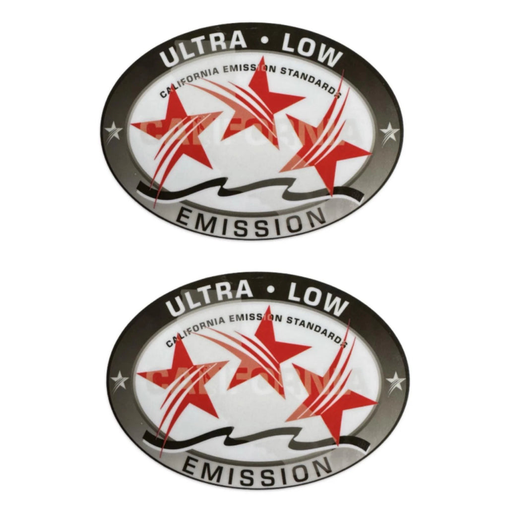 Set of 2 Outboard Graphic Stickers for California DOT (3 Star)