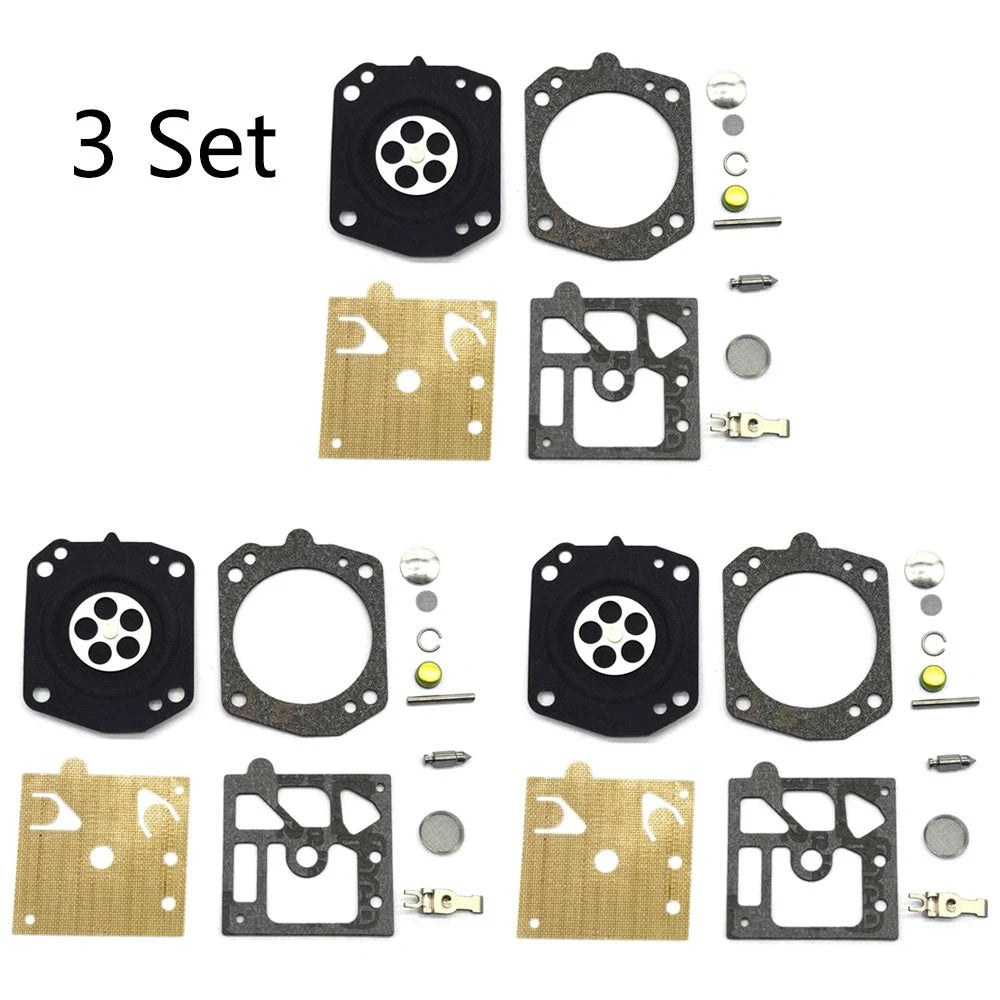 3X Chainsaw Carburetor Repair Kit for Walbro K22-HDA (Replace Parts)