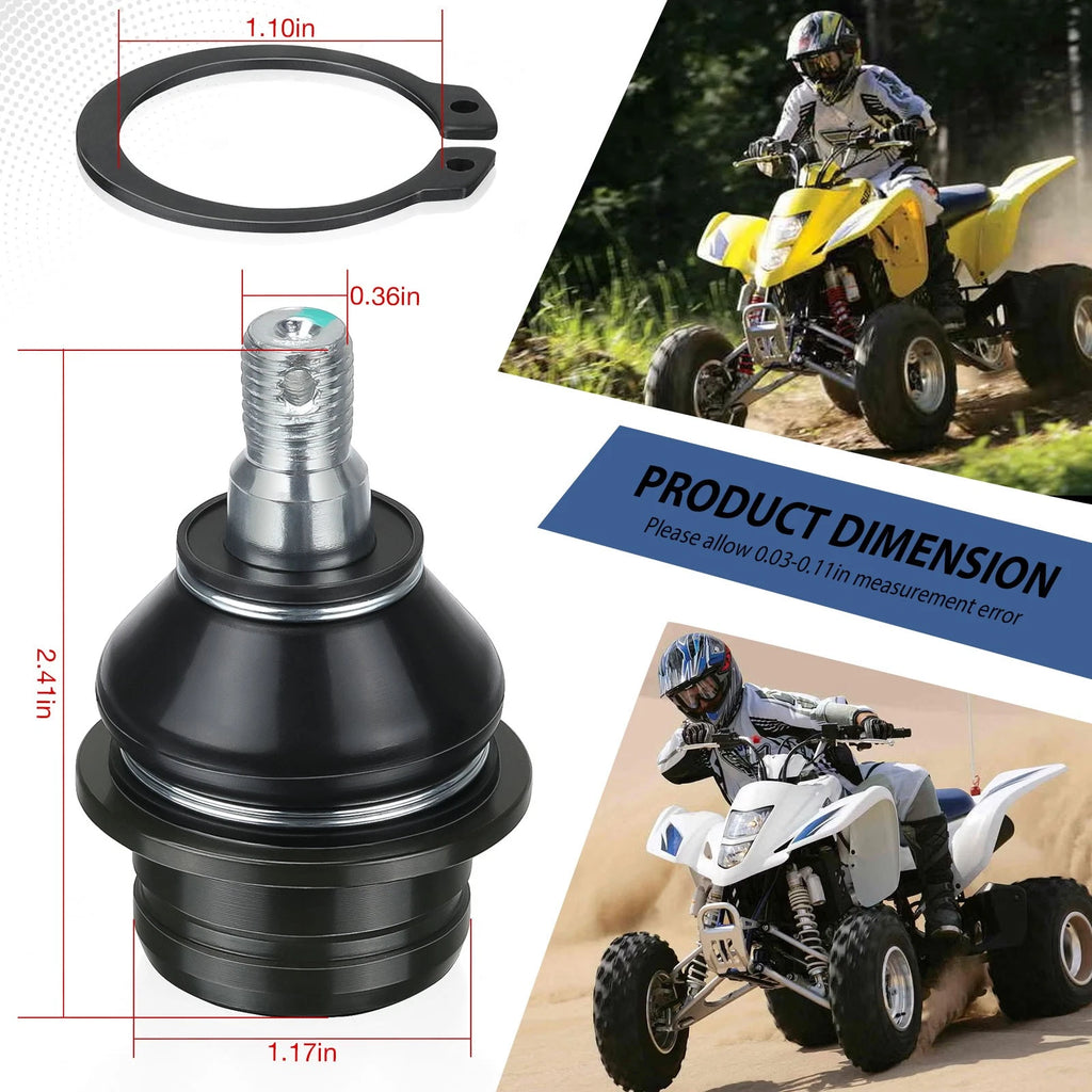 Front Upper Lower Arm Ball Joints for Arctic Cat DVX 400 (2004–2008)