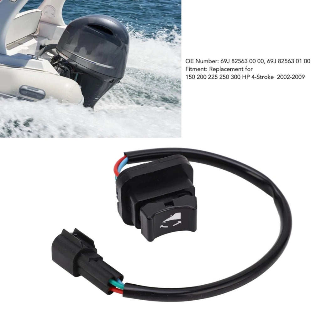 Trim and Tilt Switch Assembly for Yamaha F25 F30 F40 F50 Z300 (69J-82563-01-00)