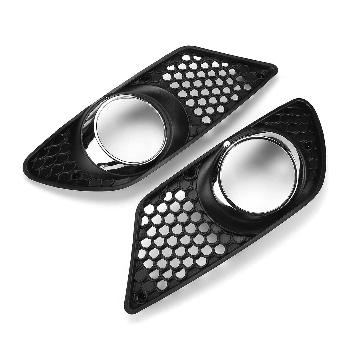 Front Fog Lamp Bezel Grille Cover for Benz C-Class W204 C300 C350 (2007–2010)