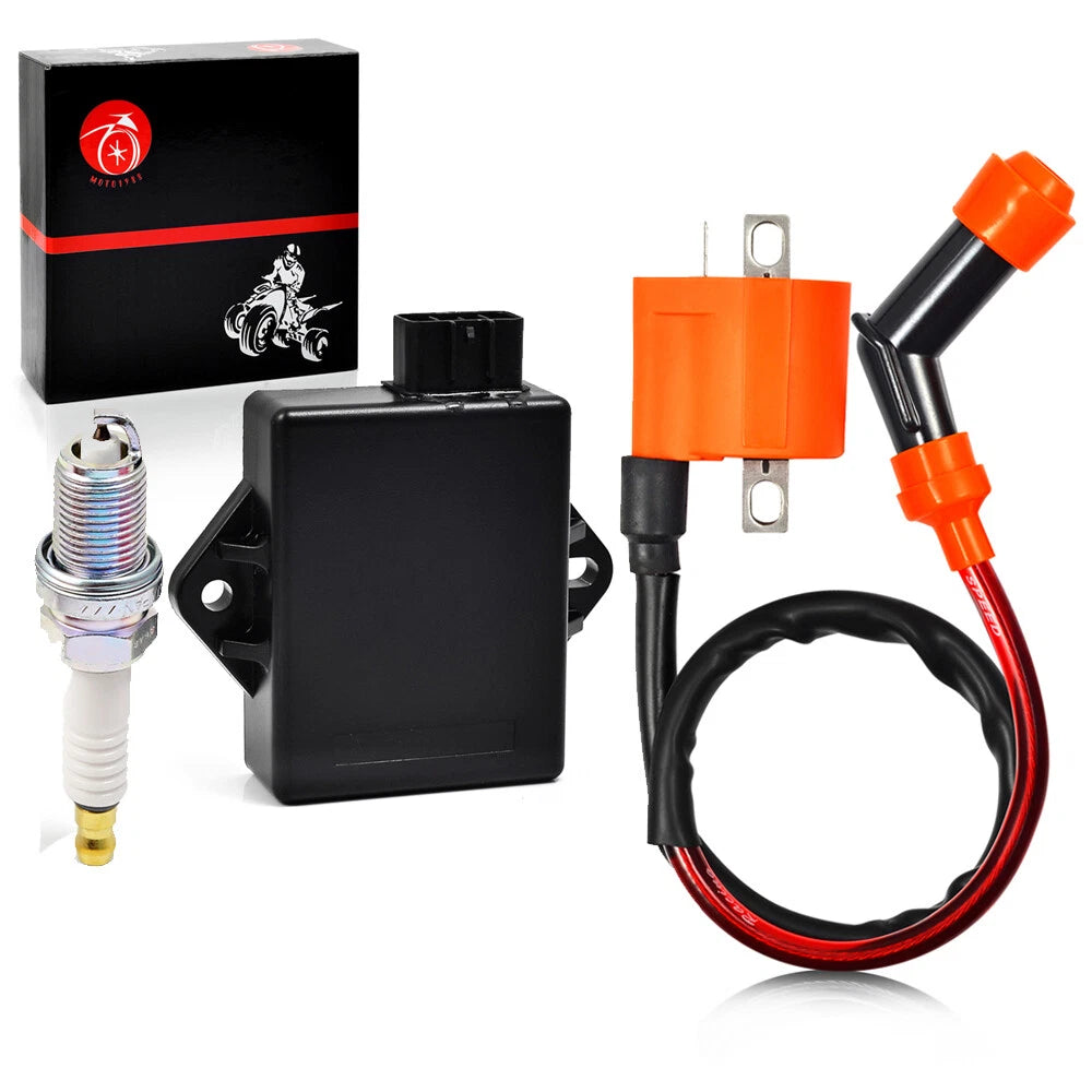 Ignition Coil CDI & Spark Plug for Polaris ATV Magnum 325 4X4 (2000–2002)