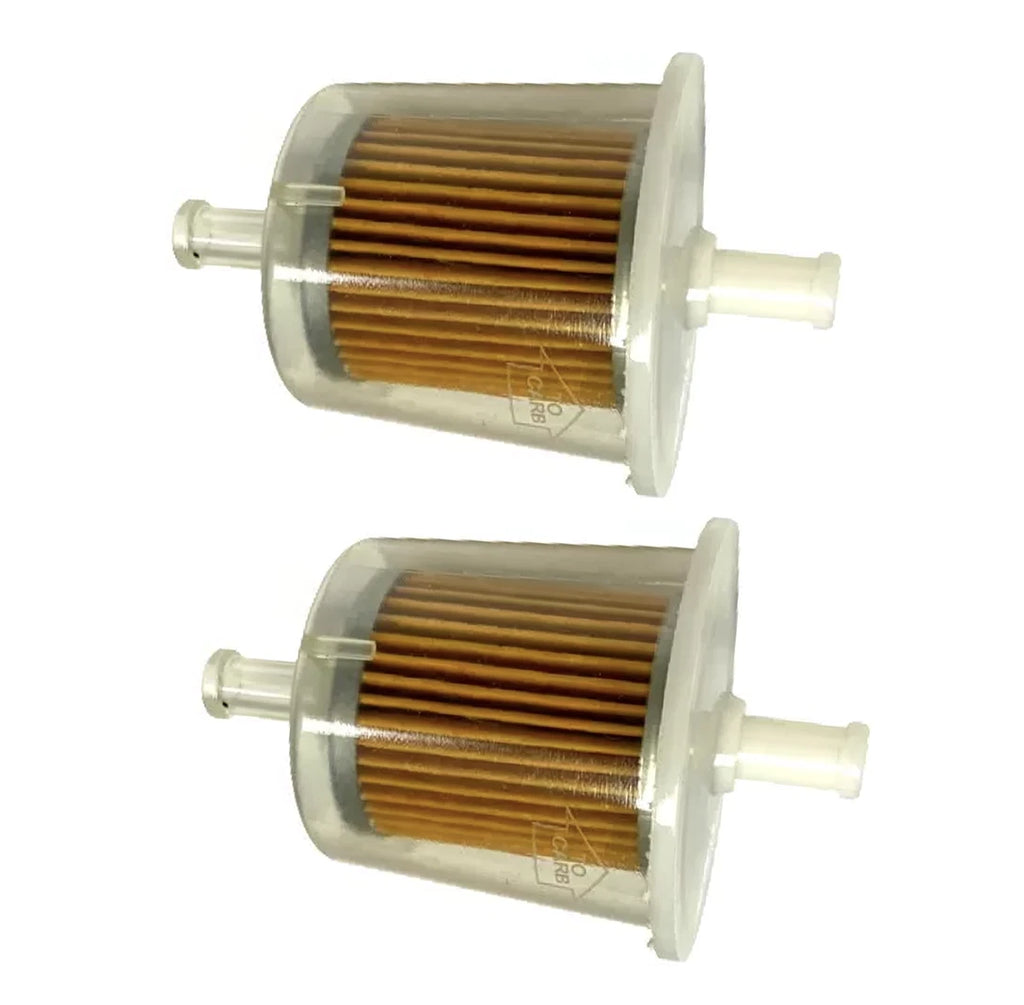 2X In-Line Fuel Filter 5007335 5005266 for Johnson Evinrude (12-15 HP)