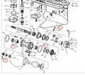 Lower Unit Seal Kit for Evinrude Johnson V4/V6 (0341281, 341281)