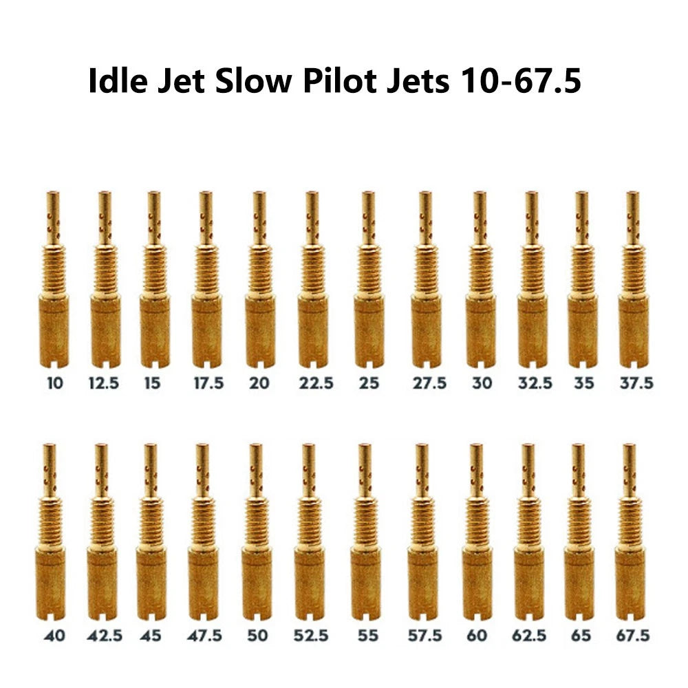 24pcs Idle Jet Slow Pilot Jet for Mikuni TM VM28/486 HSR42/45/48