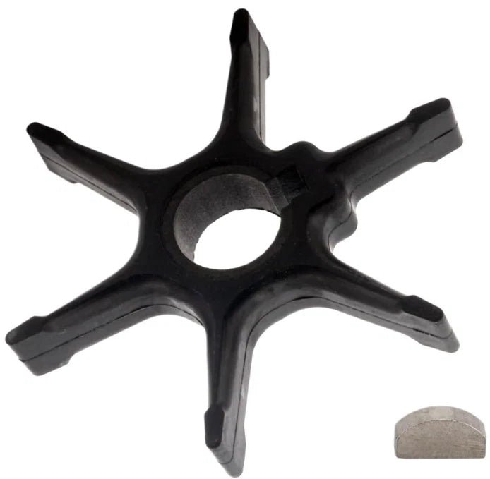 Water Pump Impeller with Key for Suzuki 2 Stroke 20-25 HP Outboard (17461-96300)