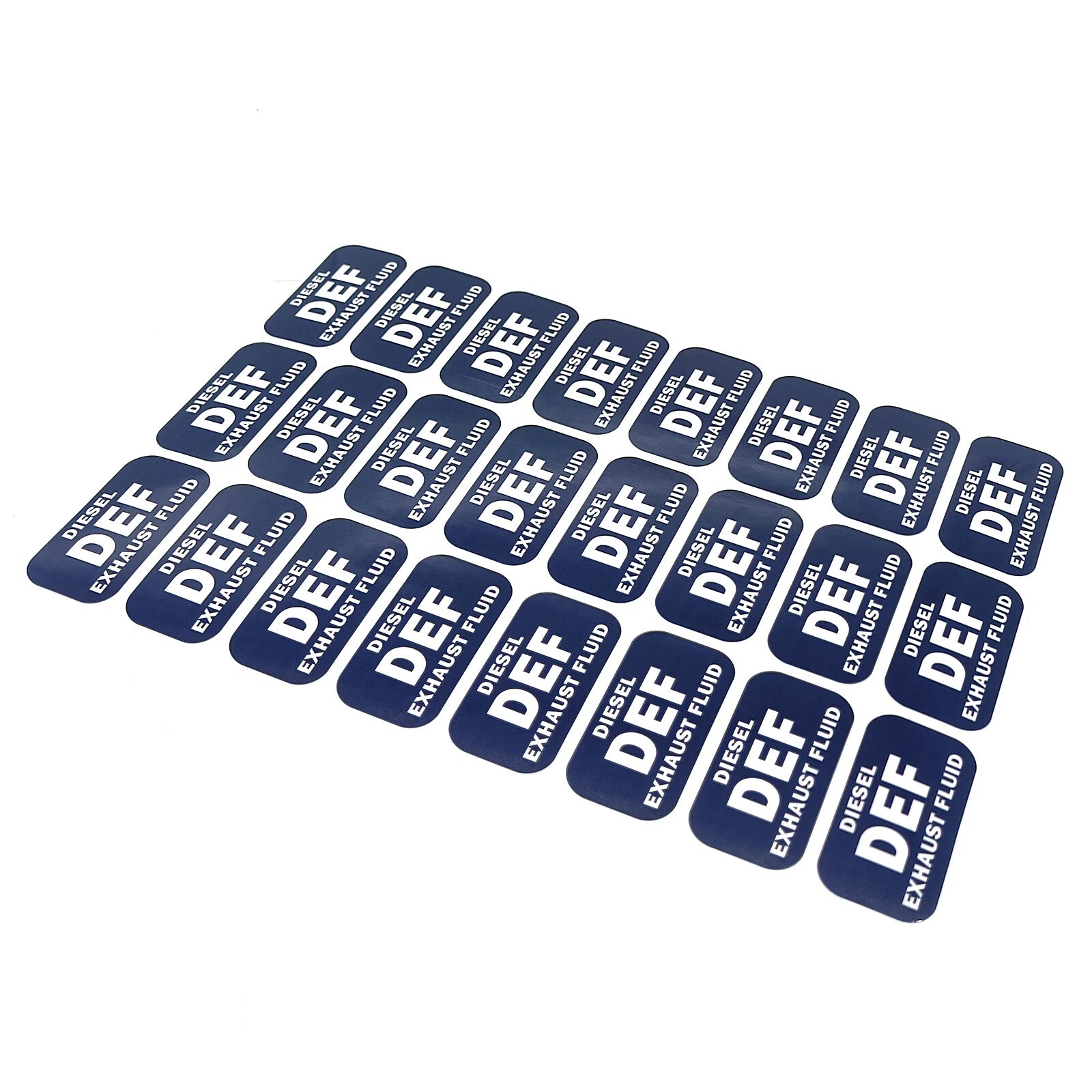 DEF Diesel Exhaust Fluid Sticker Decal for All Vehicles (Weatherproof)