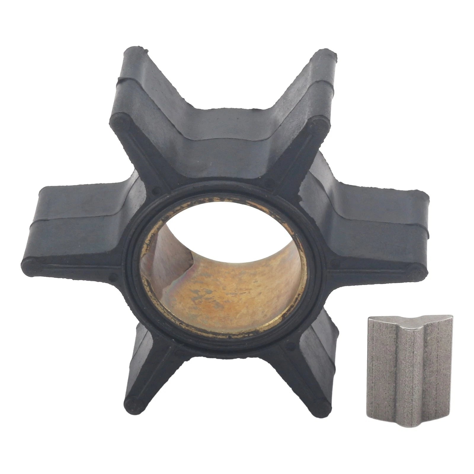 Water Pump Impeller & Key for Mercury 30-70 HP 2-Stroke Outboard (1990–2023) 47-89983T