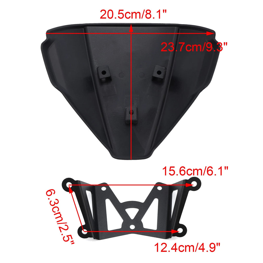 Windshield for Yamaha MT-09 (2021–2023) Black