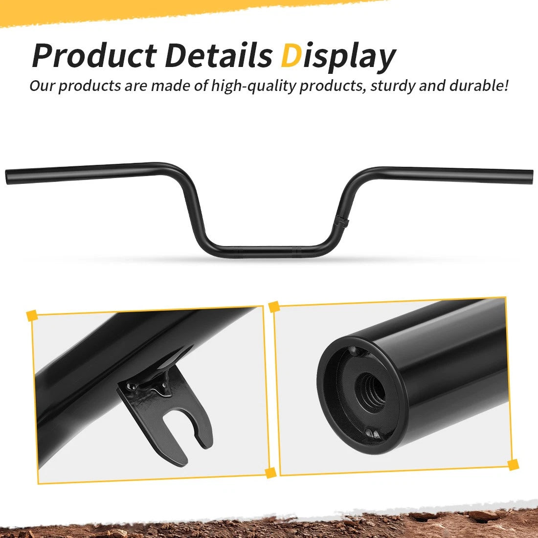 Handlebar w/ Grips for Honda Foreman Rubicon 500 TRX500FA TRX500FGA (2005–2007)