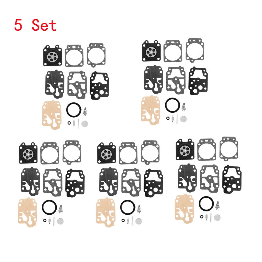 5X Carburetor Repair Kit for Honda GX25 GX35, Walbro K20-WYJ, Echo, Husqvarna