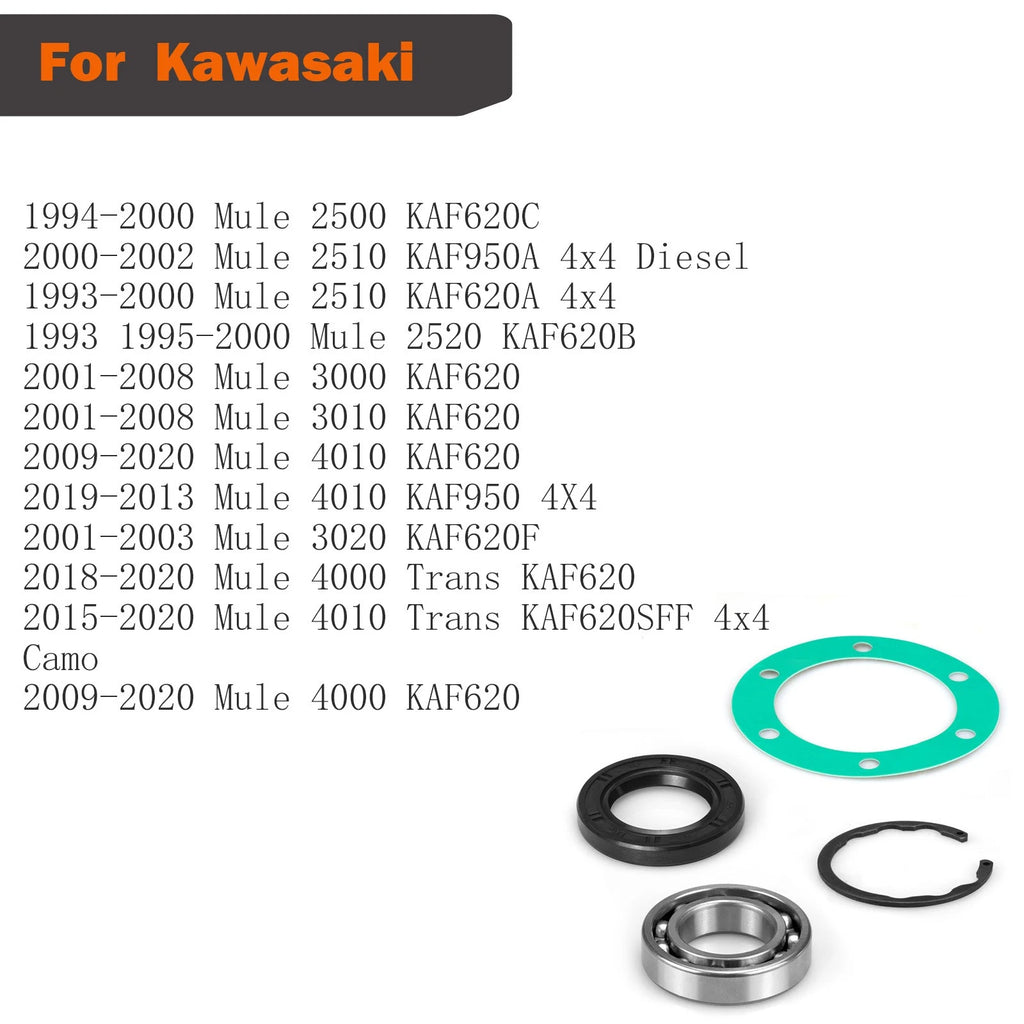 Rear Axle Bearing Seal Gasket for Kawasaki Mule 2500 2510 3000 3020 4000 4010
