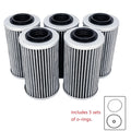 Set of 5 Oil Filters for Sea-Doo BRP GTI RXT RXP GTX (130hp 300hp) 420956744 420956743