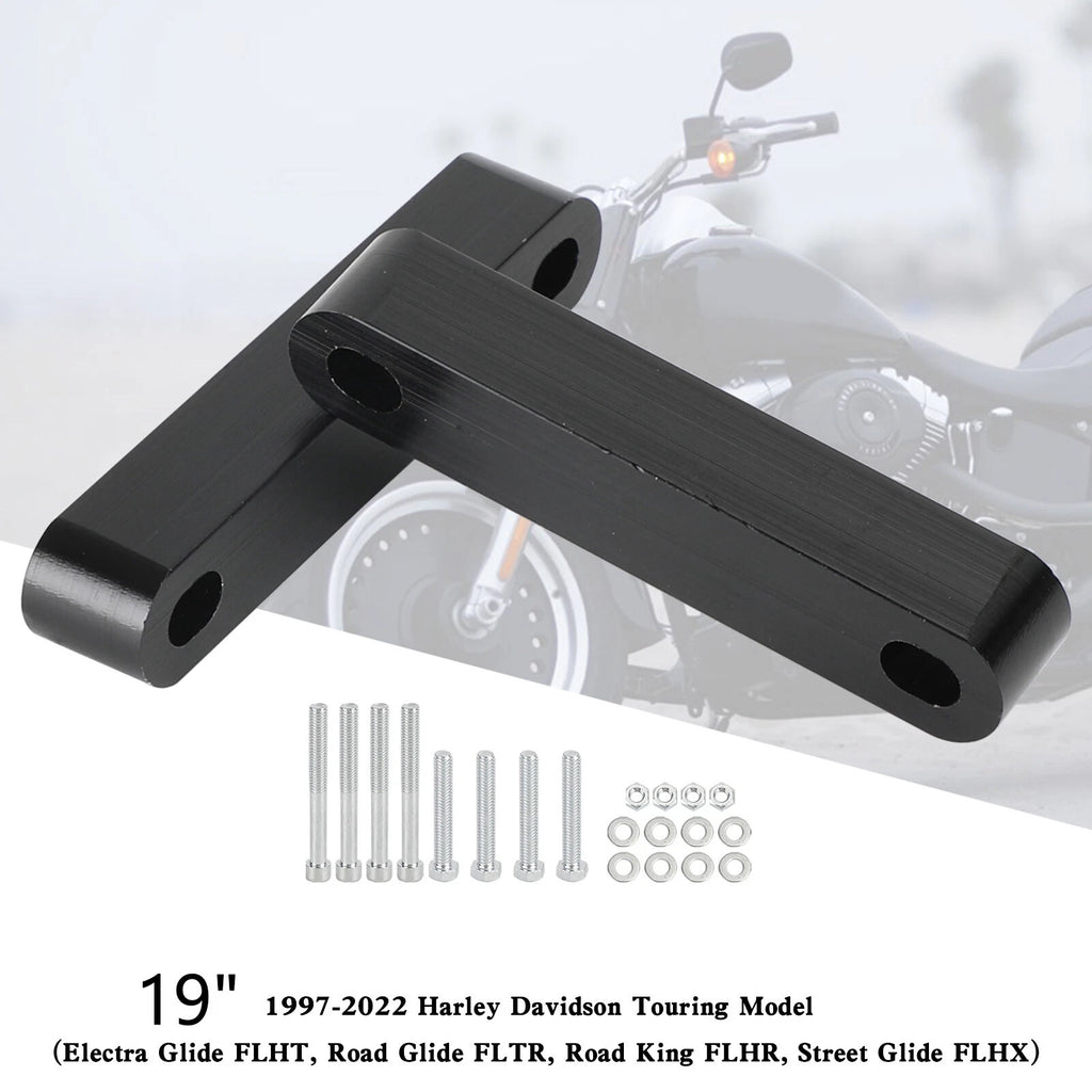 19" Front Fender Spacers for Harley Touring Electra Street Glide (1997–2022) T9