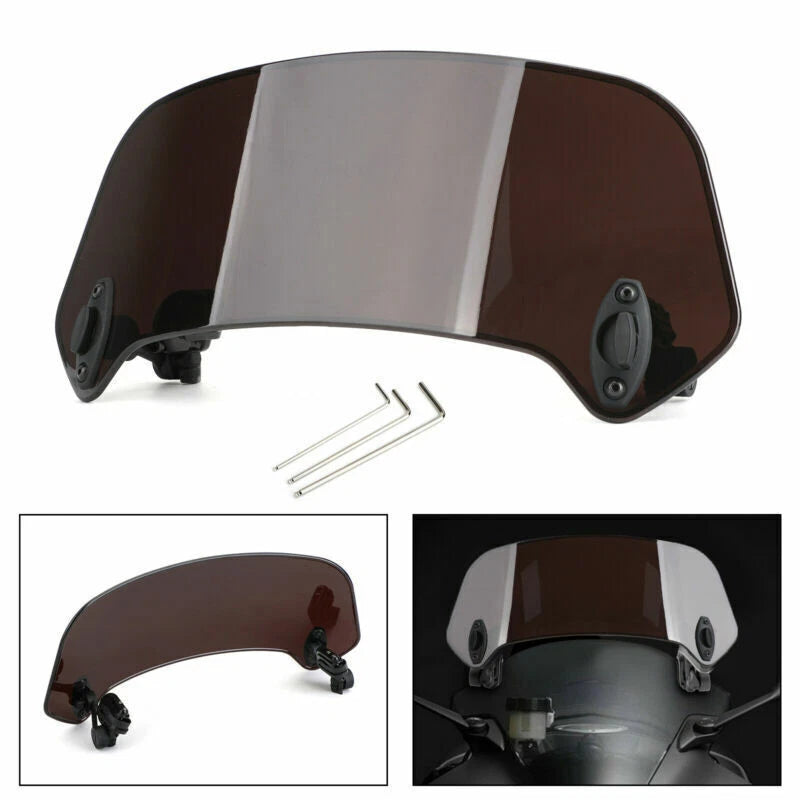 Universal Adjustable Clip On Windshield Extension Deflector T9