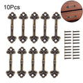 10pcs Vintage Pull Handle Knob for Bookcase Drawer Cabinet Jewelry Box